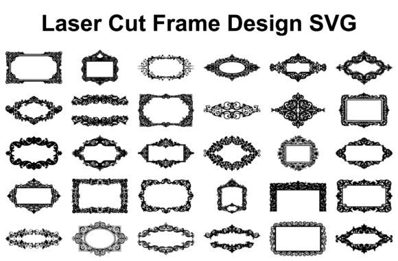 30 Elegant Laser Cut Frame SVGs for Your Projects