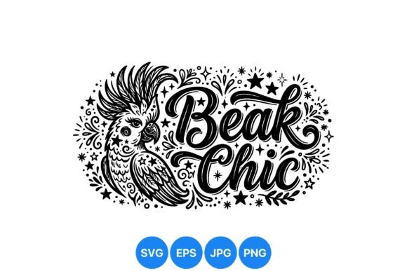 Decorative Cockatoo Vector Art: A Vintage Design Powerhouse