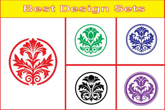 Elegant Floral Badge Vectors for Timeless Design