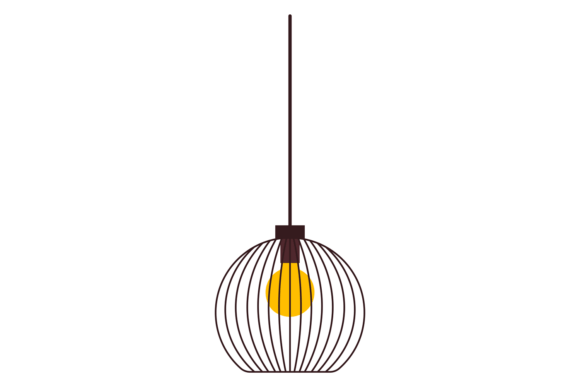 Hanging Light in Decorative Lampshade. M: A Designer's Guide