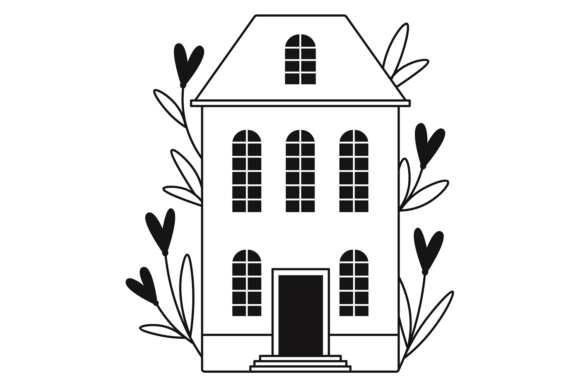 Home Hand Drawn Logo: A Lovely Decorative Typeface