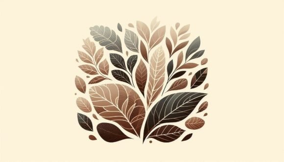Neutral Decorative Leaves: A Fresh Take on Organic Design Assets