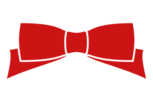 Red Gift Bow Silhouette: The Art of the Festive Ribbon