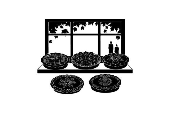 Silhouette of Decorative Plates on a She: A Designer's Guide to Festive Typography