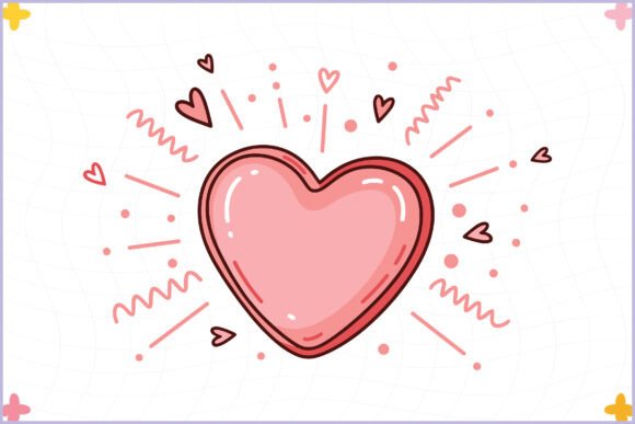 Valentine Decorative Heart Clipart SVG: Your Go-To for Whimsical Love Designs